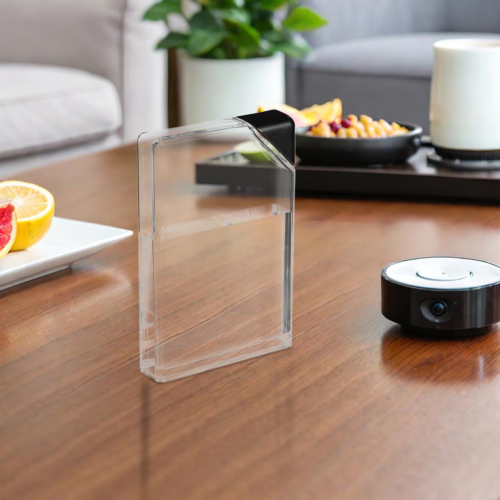 2Pcs Creative Water Cup Flat Water Bottle 450Ml Clear Portable Lightweight Reusable for Outdoor Travel Sports Daily Hydration