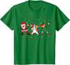 Dabbing Santa Elf Unicorn Christmas Costume Squad Kids Boys Unisex Xmas Gifts TShirt Funny DabbingElf Family Matching Tee Tops