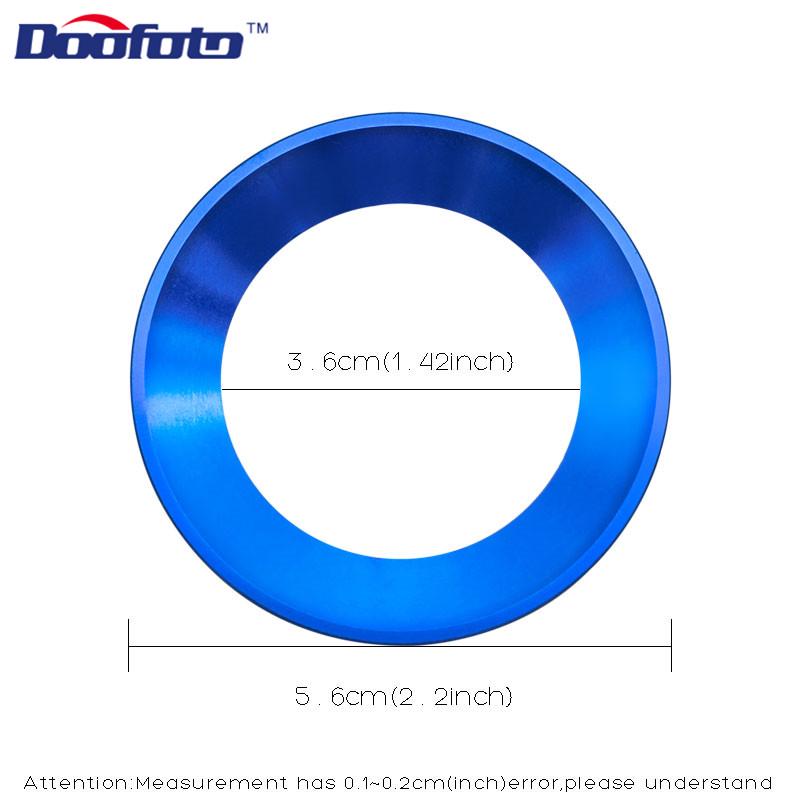 Car Interior Steering Wheel Emblem 3D Sticker Styling Aluminium Alloy Sticker Case For Volkswagen Golf 6 7 Polo CC Tiguan