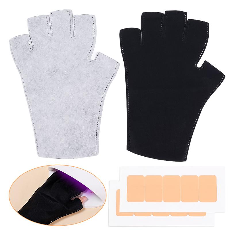Anti-UV-Strahlenschutzhandschuhe, LED-Lampe, UV-Schutzhandschuh für Nägel, Nagelkunst, Gel-Nageltrockner, Licht, Nagelkunstausrüstung