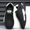 Fashion Male Comfortable Casual Shoes Leather Lace-Up Flats Mens Lightweight Sneakers New Male Driving Shoe Outdoor Men's Skate Shoes