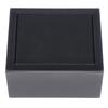Black Plastic Swivel Cuff Links Box Cufflinks Holder Storage Case Display
