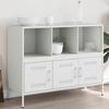 VidaXL Buffet, Cabinet with Legs and Compartments, Cupboard with Door, Living Room Storage Furniture Interior, White 843095