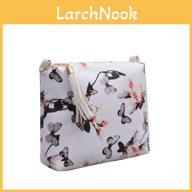 Lightweight Single Shoulder Bag For Men And Women Fashionable Flower Print
