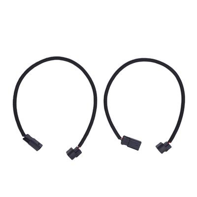 2PCS Fog Light 18in Extension Wire Harness Flexible Fog Lamp Extension Cords Connector Replacement