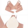 Plus Size Seamless Wirefree Bra For Big Bust Cdef Cup Women