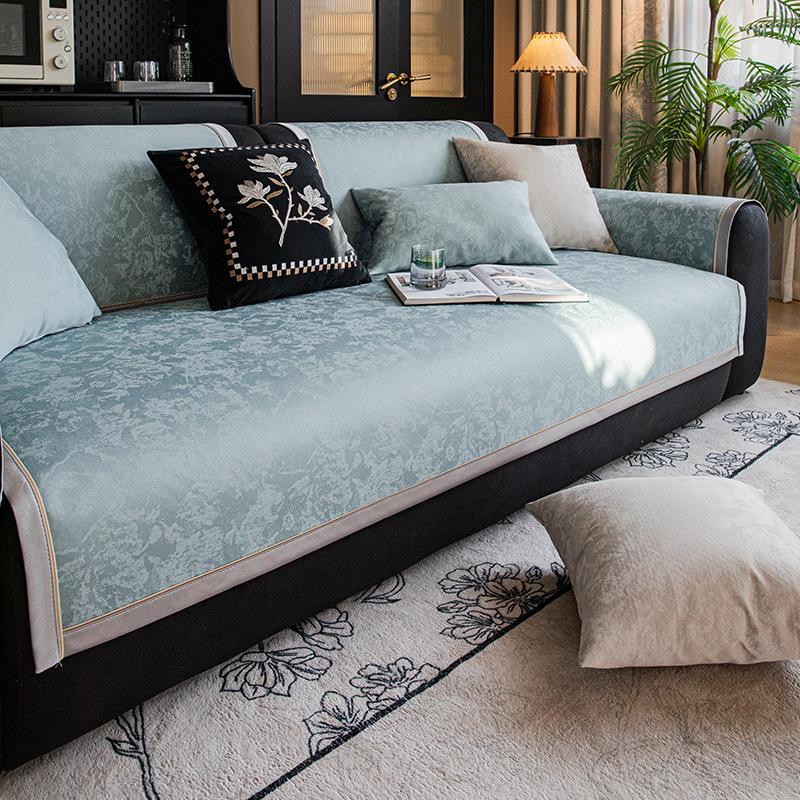 

Light Luxury Sofa Cushion, High-End Sense, One-Piece Simple Modern Summer Seat Cushion, Sofa Cover Cover Cloth New Model 70*70cm