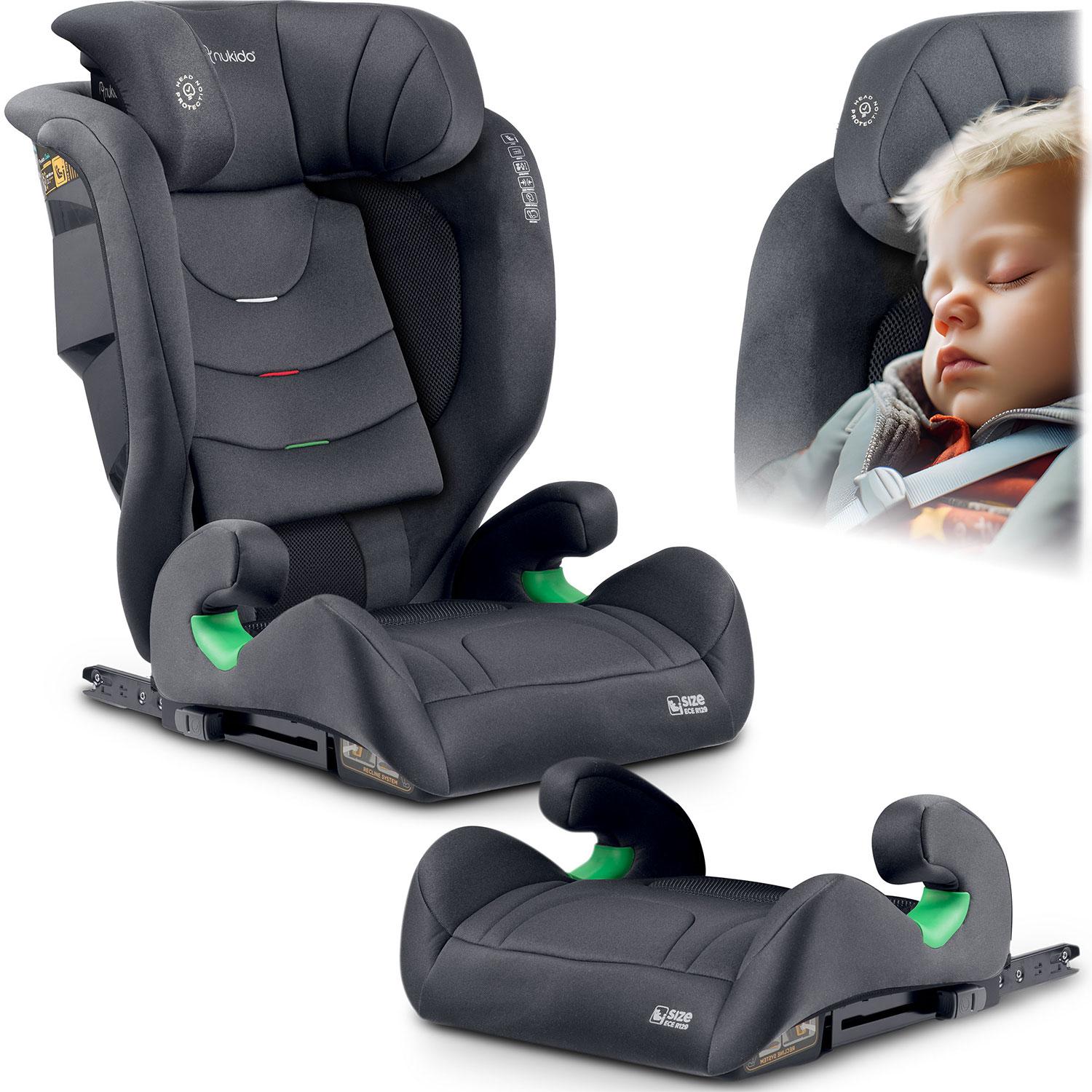 Nukido Louis Soft Car Seat Gray15-36