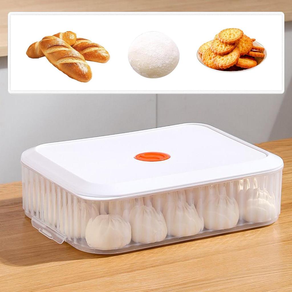 Dough Protection Box Stackable Pizza Proofing Tray Container Lid Home Commercial Kitchen Plastic Storage Moisture Retention Easy