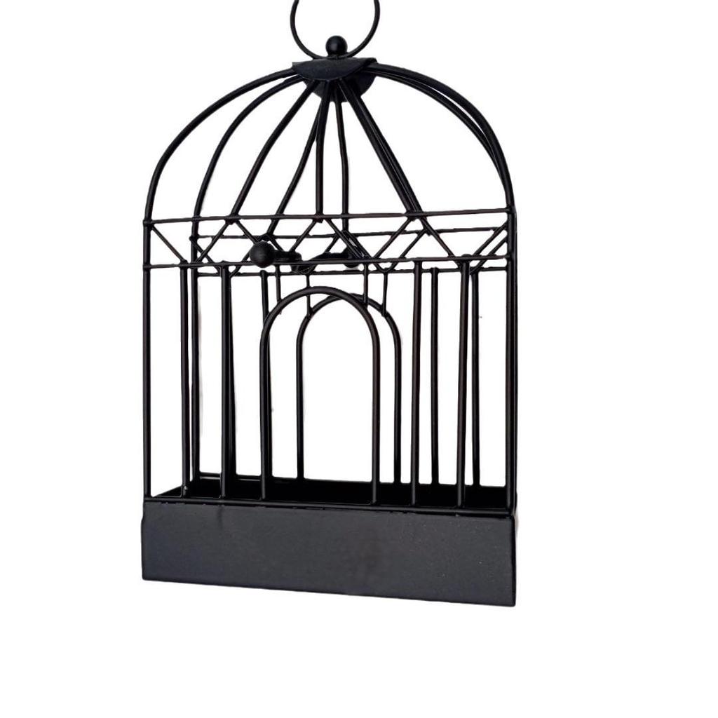 European Style Golden Wrought Iron Birdcage Mosquito Coil Holder - Creative Windproof Retro Design