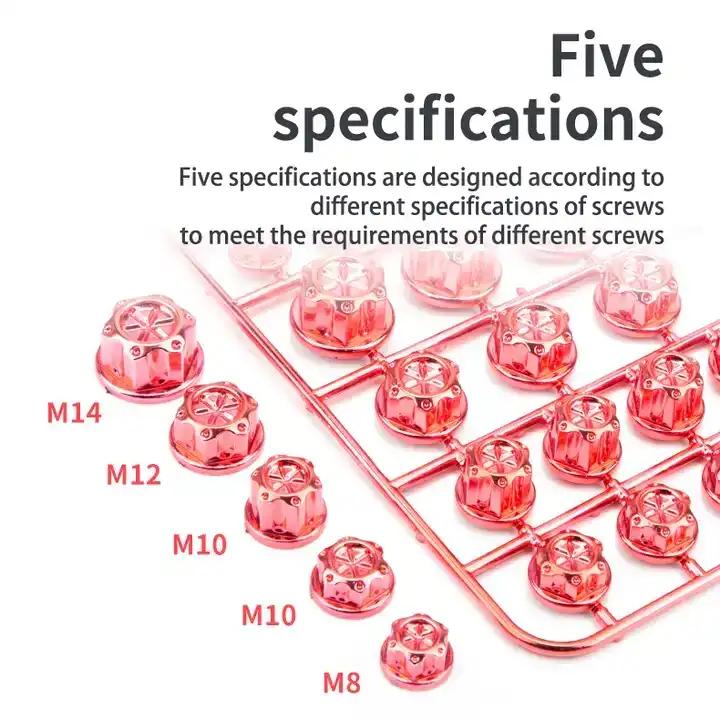 Motorcycle Screw Cap Cover Head Body Decorative Engine Nut Bolt Caps For Yamaha Kawasaki Honda Motorbike Accessories