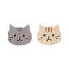 2Pcs Cute Cat Coaster Coffee Glasses Cup Mat Pad Kawaii Drink Coaster Set Heat Insulation Mug Coaster Kitchen Placemat for Table