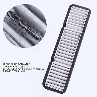 Car Intake Air Filter Cover Melt Blown Fabric Inlet Cover Car Air Flow Vent Cover Trim Air Filter Intake for Tesla Model 3 17-20