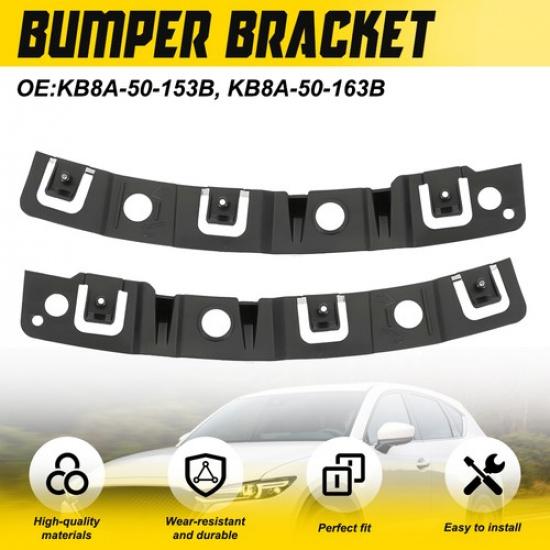 2x LH+RH Bumper Retainer Bracket For 2017 18- Mazda CX-5 Driver Passenger EA
