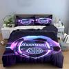 Arsenal Football Bedding Set Bedding Set (1 Duvet Cover, 2 Pillowcases, Duvet Not Included)