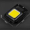 1pc COB Keychain Work Light Flashlight With 4 Lighting Modes Keychain Light Emergency Light Mini Flashlight With Magnetic Base