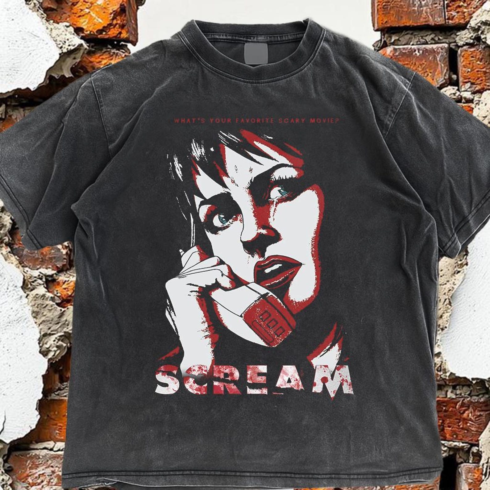 Sidney Prescott Scream Horror Shirt, 90s Slasher Movie Tee, Final Girl Horror Graphic Shirt, Spooky Season Horror Fan Tee 3XL