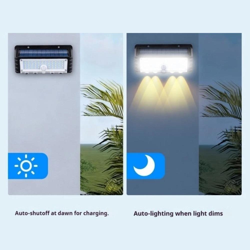 Solar light Human body sensor light Outdoor lighting Garden wall light Garden light Waterproof wall lighting Street light
