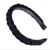 New Fashion Braid Headband Soft Flannel Hairband Women Non-slip Teeth Headwear Turban Classic Hair Hoop Adult Hair Accessories