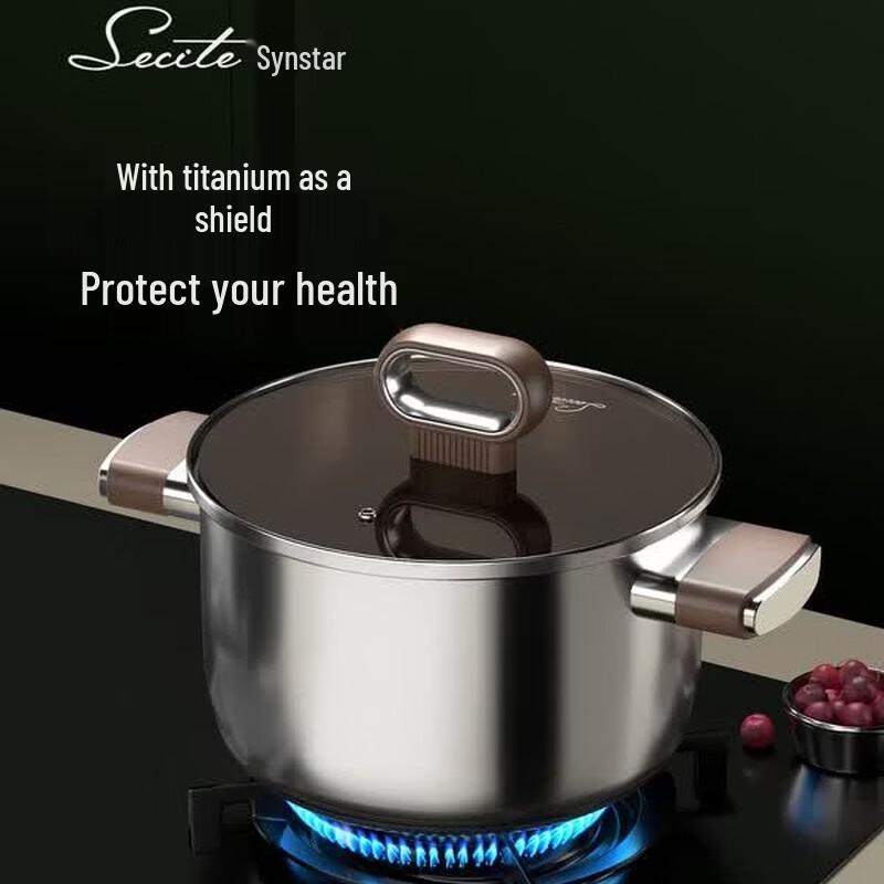 Xinsite Titan Shield Pro 22CM 304 Stainless Steel Soup Pot