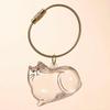 Cat Keychain Pendant Backpack Cat Hair Storage Box Hanging Cat Bag Hanging Pet Hair Grooming Souvenirs