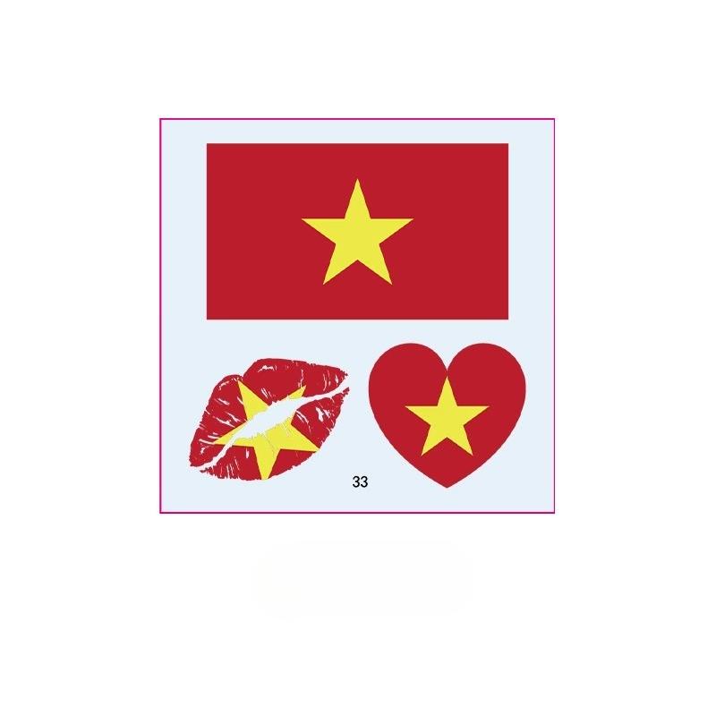 10PCS New World Cup Flag Tattoo Stickers Football Game Games Tattoo Stickers Makeup Face Stickers
