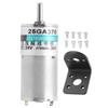 DC Gear Motor Small Low Speed CW CCW Permanent Magnet Bracket Sport Control 24V XD25GA370(300rpm/min )