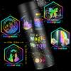 100 Laser Decals Magic World Pet Decals Pack Magic Memoir Series Hand Note Flash Decals Diy Premium Durable Quality