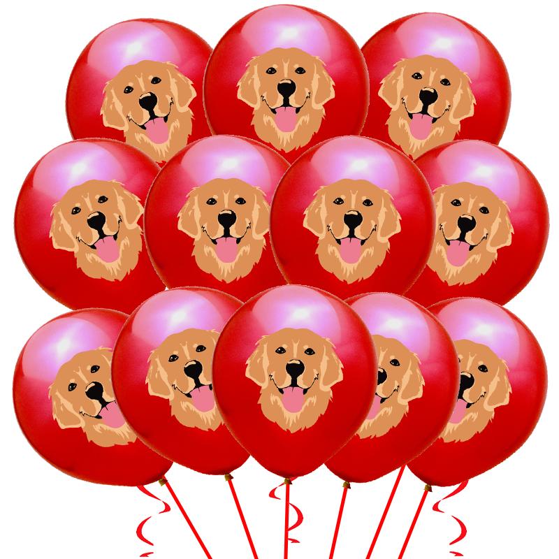 Cat Pet Dog Birthday Party Latex Balloons Cute Cartoon Kitten Print Balloons Supplies Meow Kitty Theme Balloons for Birthday