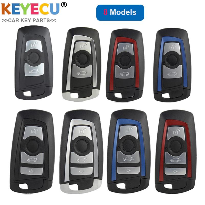 KEYECU Car Remote Key PCF7945 For BMW F 3 5 7 Series X5 X6 F20 F22 F30 CAS4 CAS4+ FEM BDC 315 434 868 MHz Promixity Key Fob