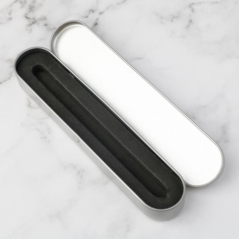 

17X2 см черная металлическая коробка для ручек, высококачественная защитная коробка для перьевых ручек, карандашей, канцелярских подарочных коробок, офисных школьных принадлежностей