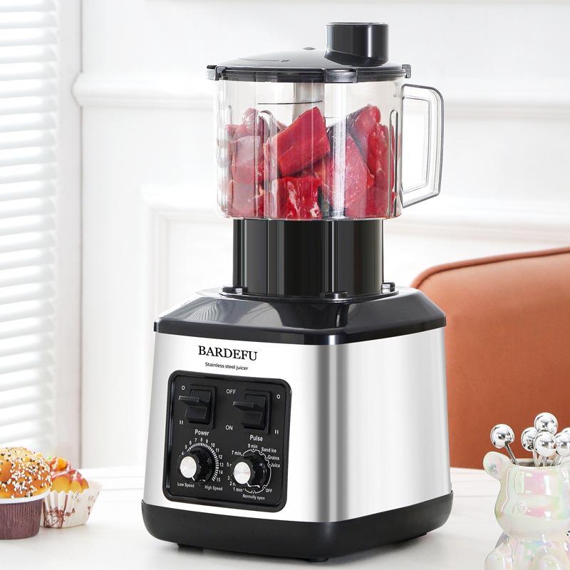 Pure Copper 4L 8-in-1 Blender: High Power Stainless Steel Mixer, Meat Grinder, Juicer.