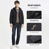 TRIES Men's Winter Hooded Padded Jacket