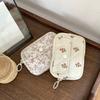 Large Capacity Floral Coin Purse Flower Mini Canvas Storage Bag Small Makeup Lipstick Bag  Outdoor