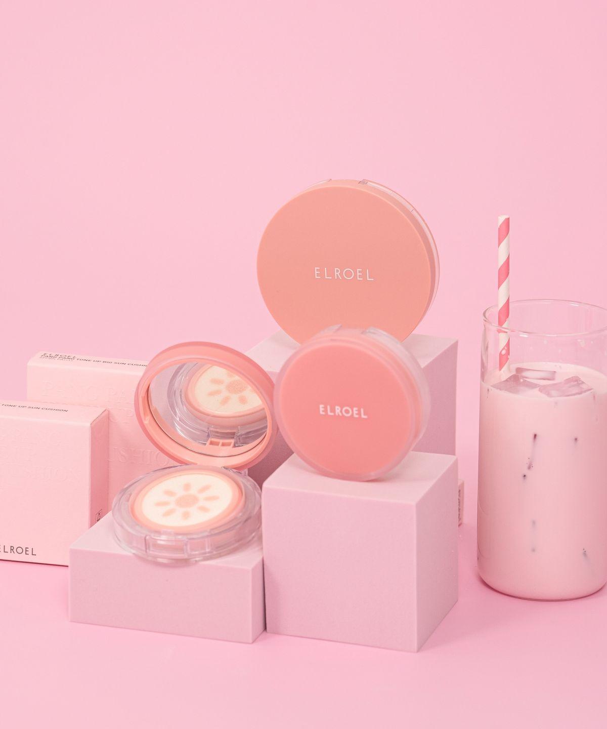 Pink Tone-Up Big Sun Cushion 25g