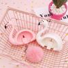 Flamingo Shaped Toothbrush Holder Rack Organizer Suction Stand Toothbrush Holder Bathroom Accessories Set Kids Storage Rack