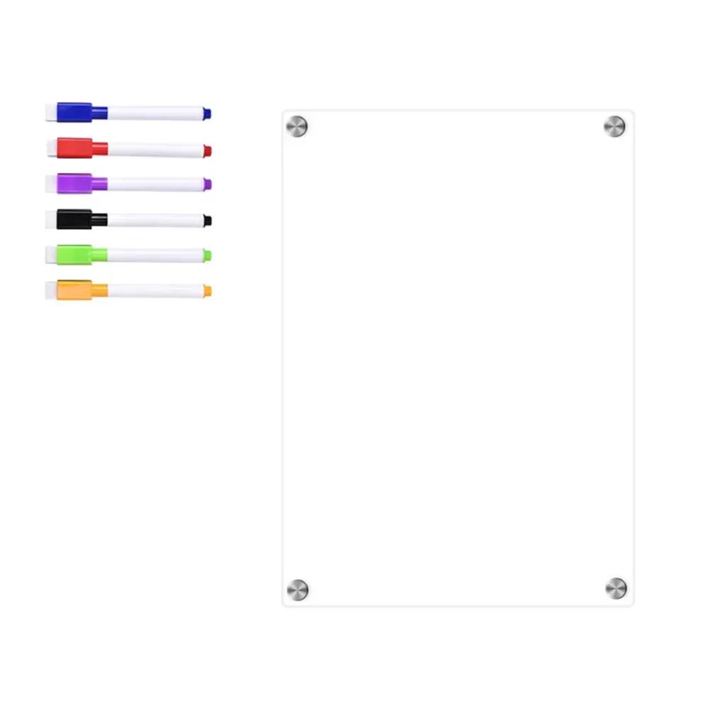 Acrylic Magnetic Calendar Fridge Calendar Message Board Monthly Weekly Calendar High Quality Magnetic Refrigerator Calendar