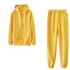 2024 Autumn Hot-Selling Women's Solid Color Hoodie Sweatshirt Sportswear Two-Piece Set
