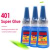 20 ml Tekuté lepidlo Super Glue 401 Instant Strong Glue Bond Leather Diy Adhesive Gel