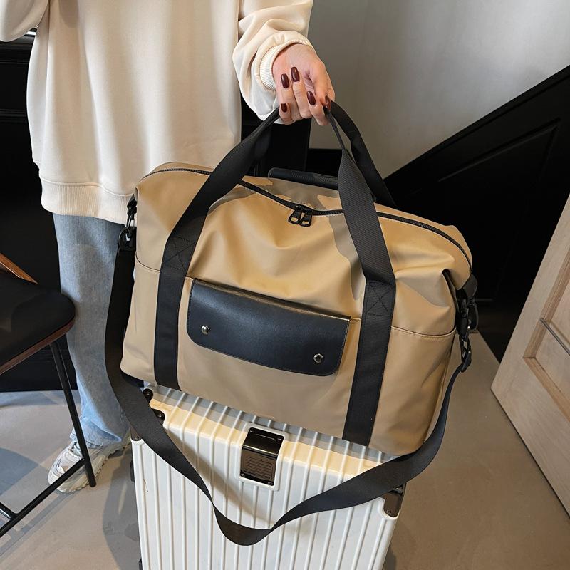 Travel Bag New Large-capacity Fitness Bag Trendy Short-distance Business Trip Luggage Storage Bag Fashionable Versatile Portable Messenger Bag