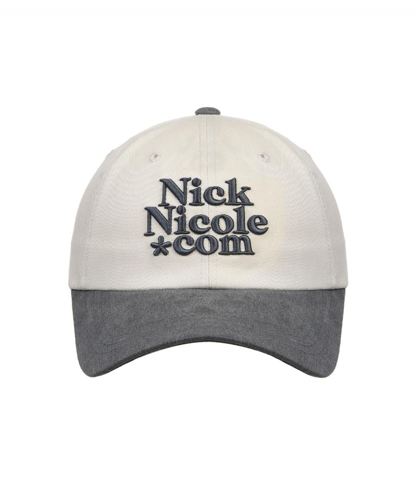 Nigaennikol Nn Dotcom Signature Ball Cap_Twotone Charcoal