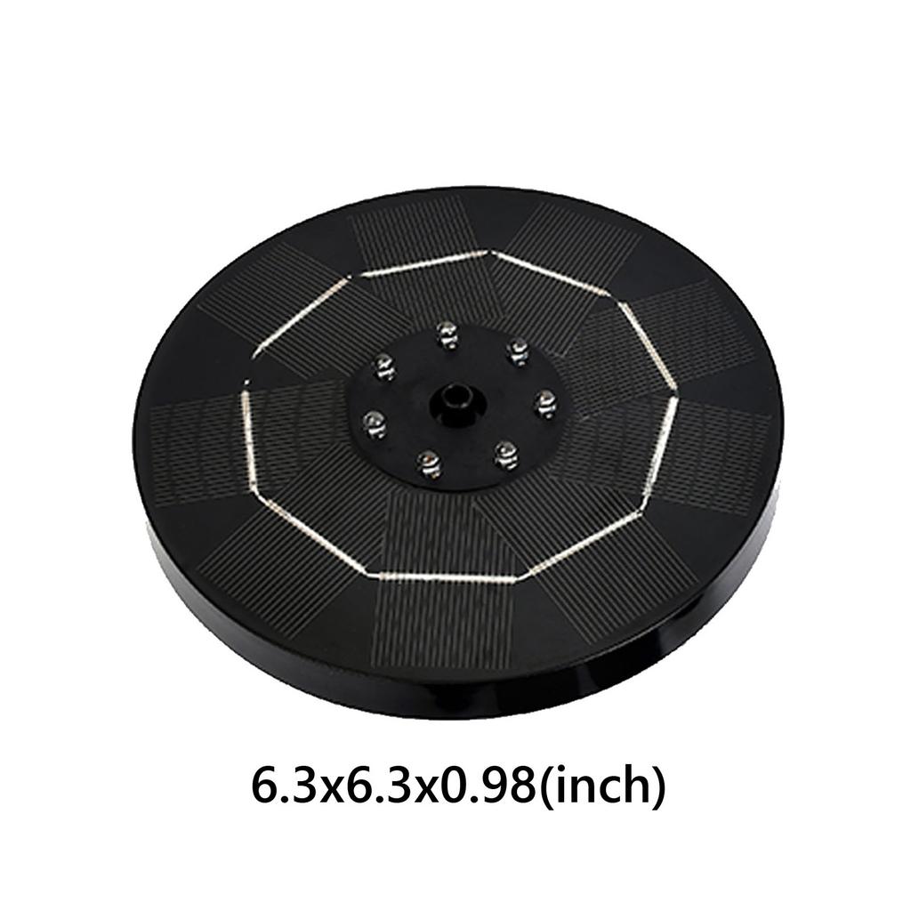 Solar Light Fountain Outdoor Solar Pond Pump with 7 Effects Solar Water Pump Solar Floating Fountain Pump Garden Bird Bath