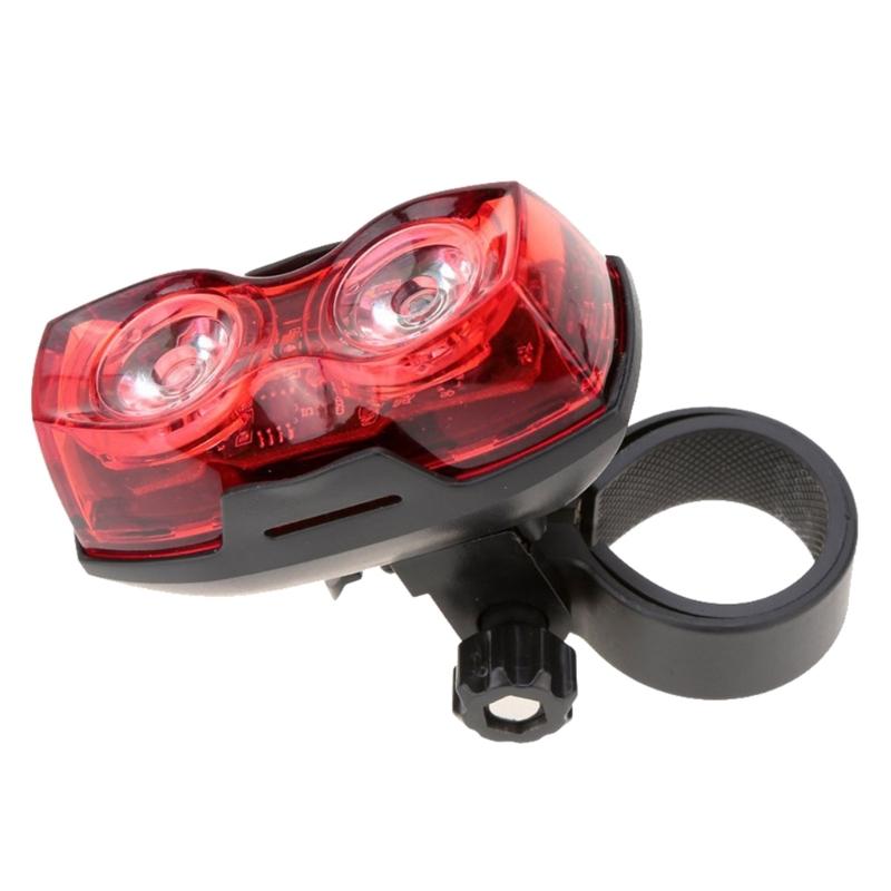 2 LED Bicycles Light 3 Modes Bike Tail Light Flashlight Waterproof Cycling Safety Warning Flashing Light for Cycling