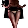Collant traforati da donna, neri lucidi sexy, calze ultra sottili, leggings da donna, collant trasparenti lisci, lingerie erotica lucida