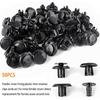 Xislet 120Pcs 10Mm Bumper Fender Clips 91503-SZ3-003 With Splash Shield Screws 90114-SE0-000 Compatible With Honda Acura Accord Civic Plastic Rivet