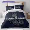 Msv Duisburg Custom Name Pattern Bedding Quilt Set Quilt Cover Pillowcase Home Birthday Gift(1 * Duvet Cover + 2 * Pillowcase, Without Core)