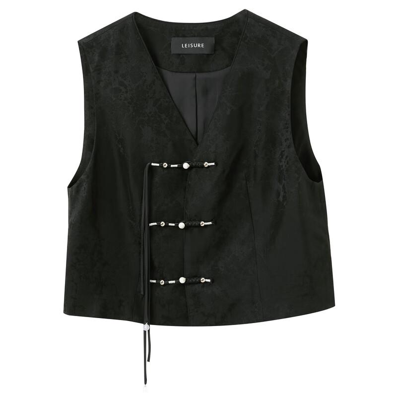 Sancai Women's V-Neck Sleeveless Layering Vest