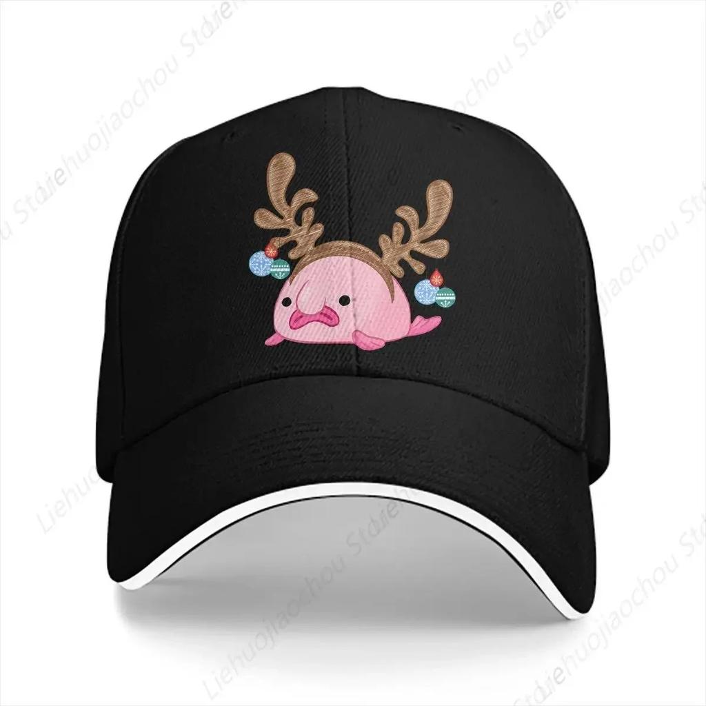 Reindeer Baseball Cap Unisex Hats Visor Protection Snapback Blobfish Ugly Fish Gifts Caps