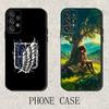 Attack On T-Titan Mikasa Phone Case For Samsung S25,S24,S21,S22,S23,S30,Ultra,S20,Plus,Fe,Lite,Note,10,9,5G Black Cover