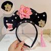 Antique Headdress Ancient Style Headwear Antique Headband Hanfu Hair Hoop Chinese Style Headwear
